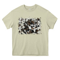 Mossy cowhide background Heavy Core Tee - BarkalooDesign