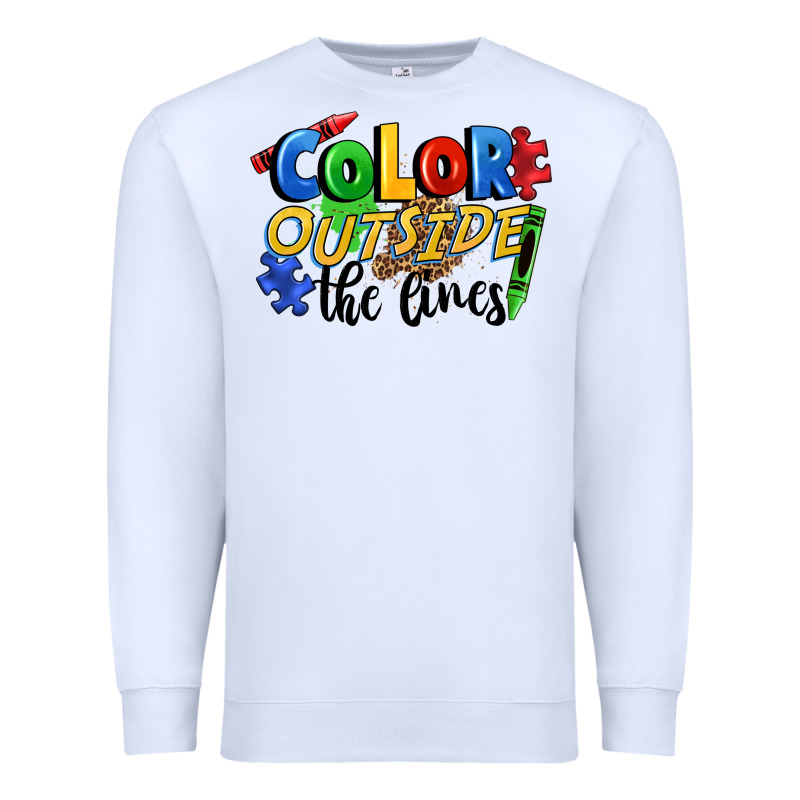 Color Outside The Lines Premium Sweatshirt by FaDigitalArtStudio | Teevron