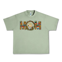 Oil Green Western Mom With Baby Jesus Urban Heavy Tee - BundleAndBundleShop