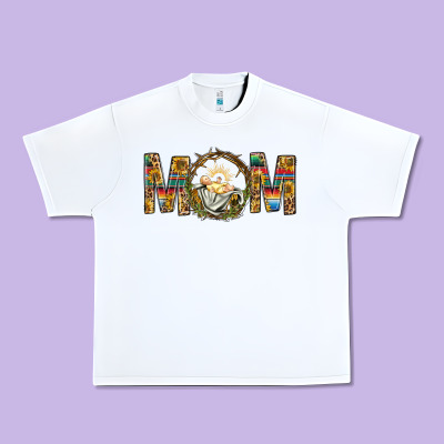 Western Mom With Baby Jesus Urban Heavy Tee Designed By Bundleandbundleshop