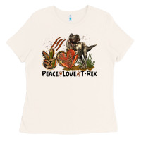 Bone Western Peace Love T-Rex Ladies Tee - LillyAllenDesigns