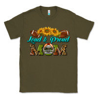 Army Green Western Loud And Proud Mom Classic Tee - BundleAndBundleShop