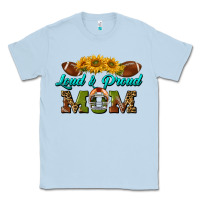 Dusty Blue Western Loud And Proud Mom Classic Tee - BundleAndBundleShop