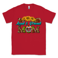 Red Western Loud And Proud Mom Classic Tee - BundleAndBundleShop