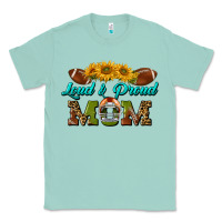 Seafoam Western Loud And Proud Mom Classic Tee - BundleAndBundleShop