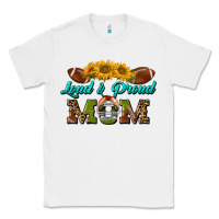 White Western Loud And Proud Mom Classic Tee - BundleAndBundleShop