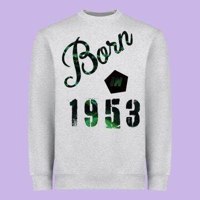 Born In 1953 Heavyweight Sweatshirt Designed By Bettercallsaul