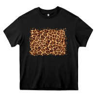 Black leopard background Heavy Core Tee - BarkalooDesign