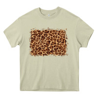 Mossy leopard background Heavy Core Tee - BarkalooDesign