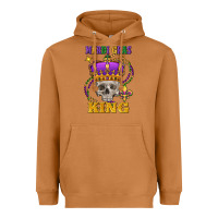 Meerkat Skull Mardi Gras king Heavyweight Hoodie - FaDigitalArtStudio