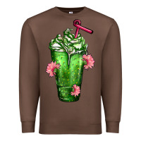 Chestnut Western Cactus Cold Frappe Premium Sweatshirt - FaDigitalArtStudio