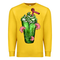 Lemon Western Cactus Cold Frappe Premium Sweatshirt - FaDigitalArtStudio