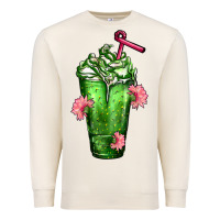 Sandshell Western Cactus Cold Frappe Premium Sweatshirt - FaDigitalArtStudio