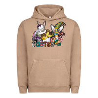 Pigment Burro Happy Easter Urban Hoodie - CowhideDigitalArt