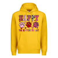 Lemon happy valentine's day paws Premium Hoodie - OliviaCreatesArt