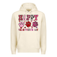 Happy Valentine's Day Paws Premium Hoodie | Teevron