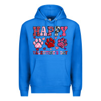 True Royal happy valentine's day paws Premium Hoodie - OliviaCreatesArt