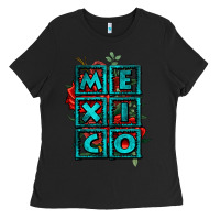Black mexico with roses Ladies Tee - Jasminsmagicworld
