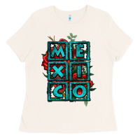 Bone mexico with roses Ladies Tee - Jasminsmagicworld
