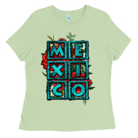 Matcha mexico with roses Ladies Tee - Jasminsmagicworld