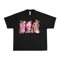 Black Pink Christmas Coffee Cups Bbs Urban Heavy Tee - BundleAndBundleShop