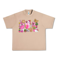 Burro Pink Christmas Coffee Cups Bbs Urban Heavy Tee - BundleAndBundleShop