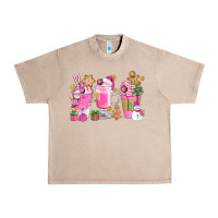 French Oak Pink Christmas Coffee Cups Bbs Urban Heavy Tee - BundleAndBundleShop