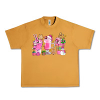 Peanut Butter Pink Christmas Coffee Cups Bbs Urban Heavy Tee - BundleAndBundleShop