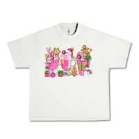Pistachio Pink Christmas Coffee Cups Bbs Urban Heavy Tee - BundleAndBundleShop
