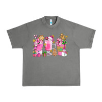 Pink Christmas Coffee Cups Bbs Urban Heavy Tee | Teevron