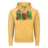 Vintage Mustard teacher fall Vintage Hoodie - MaliasSmallBusiness