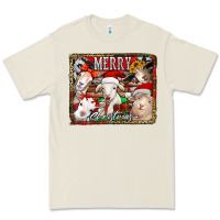 Merry Christmas Goats Premium Tee | Teevron