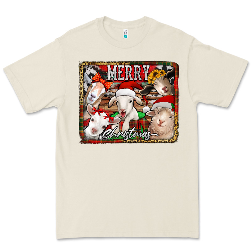 Merry Christmas Goats Premium Tee by Jasminsmagicworld | Teevron