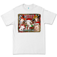 White merry christmas goats Premium Tee - Jasminsmagicworld
