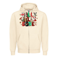 Sandshell holly jolly babe Zipper Hoodie - CowGirlArtShop