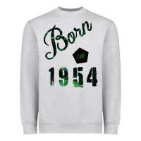 Heather Grey Born in 1954 Heavyweight Sweatshirt - Bettercallsaul