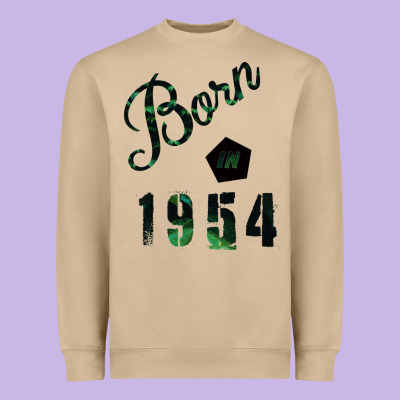Born In 1954 Heavyweight Sweatshirt Designed By Bettercallsaul