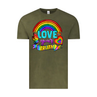 Vintage Olive Love Your Truth Vintage Tee - BundleAndBundleShop