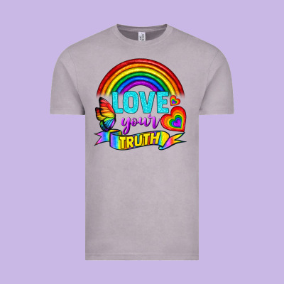Love Your Truth Vintage Tee Designed By Bundleandbundleshop
