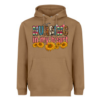 Toasted Coconut Nursing In My Heart Heavyweight Hoodie - FaDigitalArtStudio