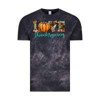 Cloud Black love thanksgiving pumpkin Vintage Tee - JahusDesignShop