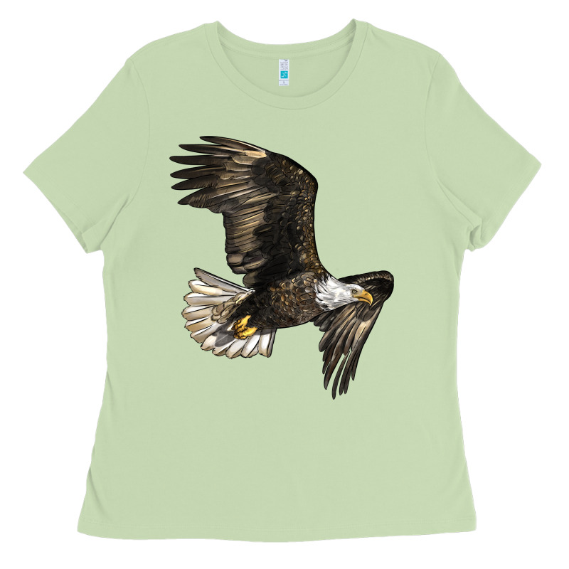 White Headed Eagle Ladies Tee by LillyAllenDesigns | Teevron