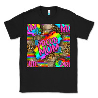 Black Pride LGBTQ+ Proud Mom With Leoapard Patterns Classic Tee - BundleAndBundleShop