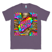 Lavender Pride LGBTQ+ Proud Mom With Leoapard Patterns Classic Tee - BundleAndBundleShop