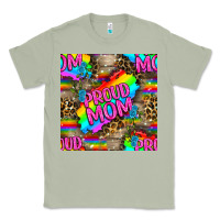 Matcha Pride LGBTQ+ Proud Mom With Leoapard Patterns Classic Tee - BundleAndBundleShop