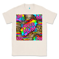 Natural Pride LGBTQ+ Proud Mom With Leoapard Patterns Classic Tee - BundleAndBundleShop