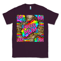 Plum Pride LGBTQ+ Proud Mom With Leoapard Patterns Classic Tee - BundleAndBundleShop