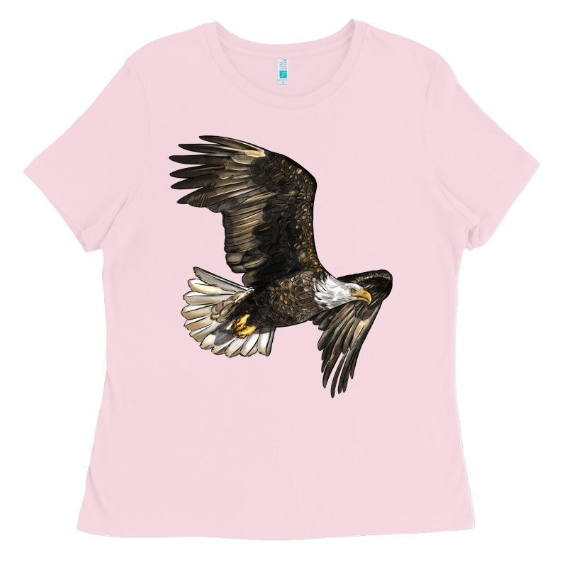 White Headed Eagle Ladies Tee by LillyAllenDesigns | Teevron