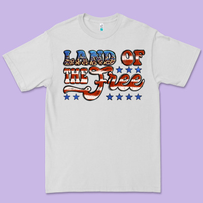 Land Of The Free America Premium Tee Designed By Jasminsmagicworld