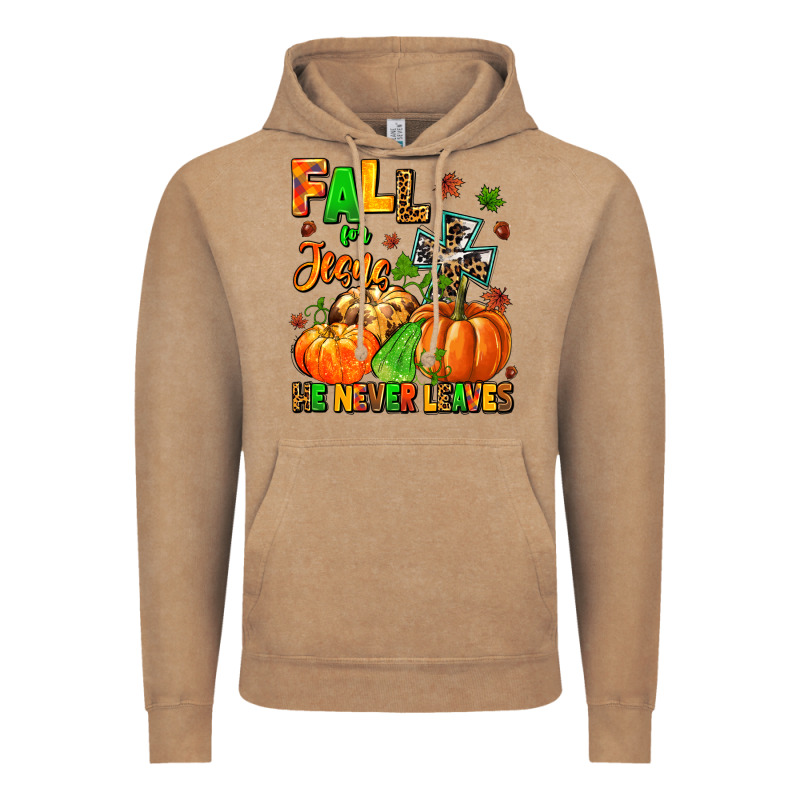 Fall For Jesus He Never Leaves Vintage Hoodie by MaliasSmallBusiness | Teevron
